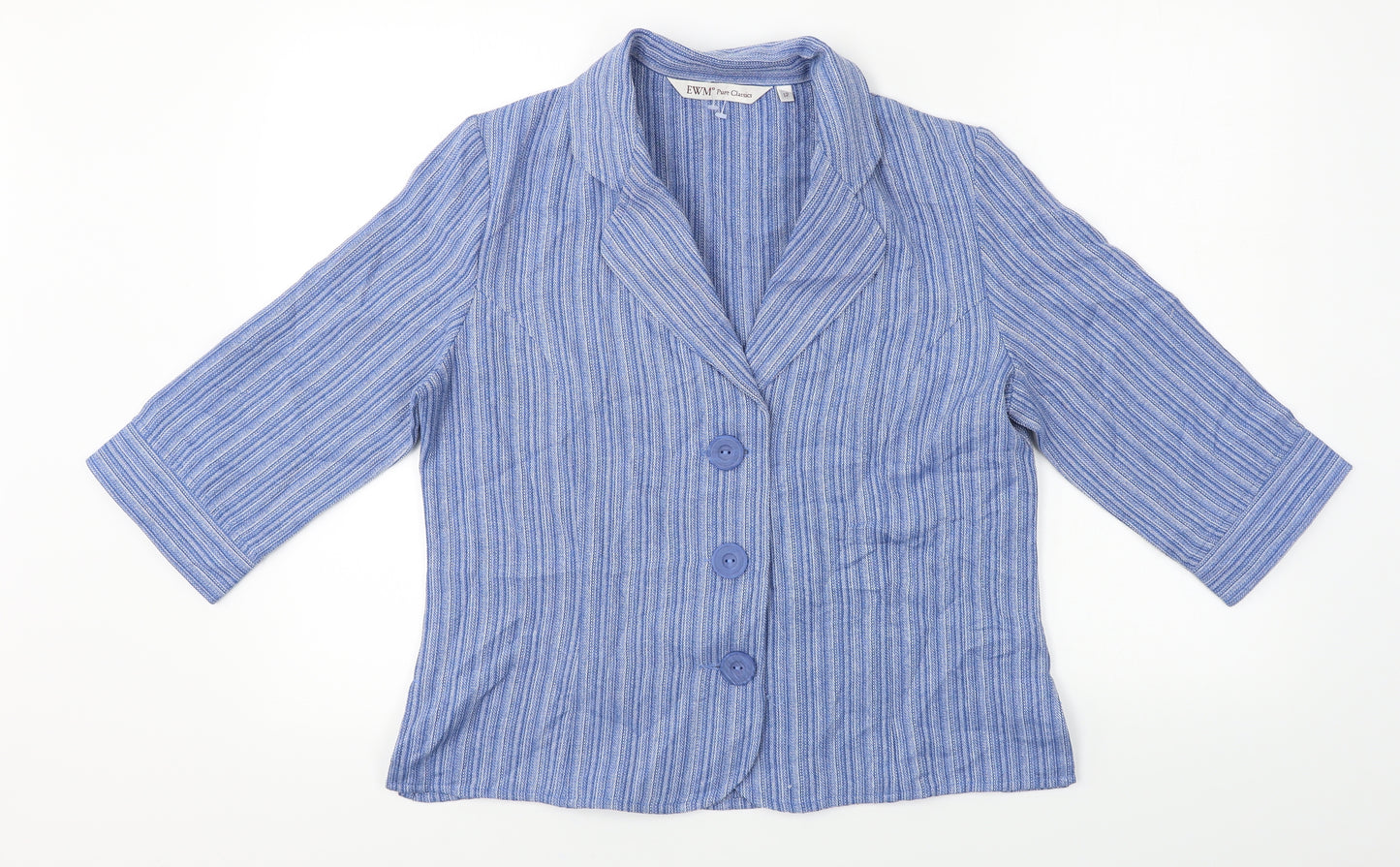 EWM  Womens Blue   Jacket Blazer Size 12