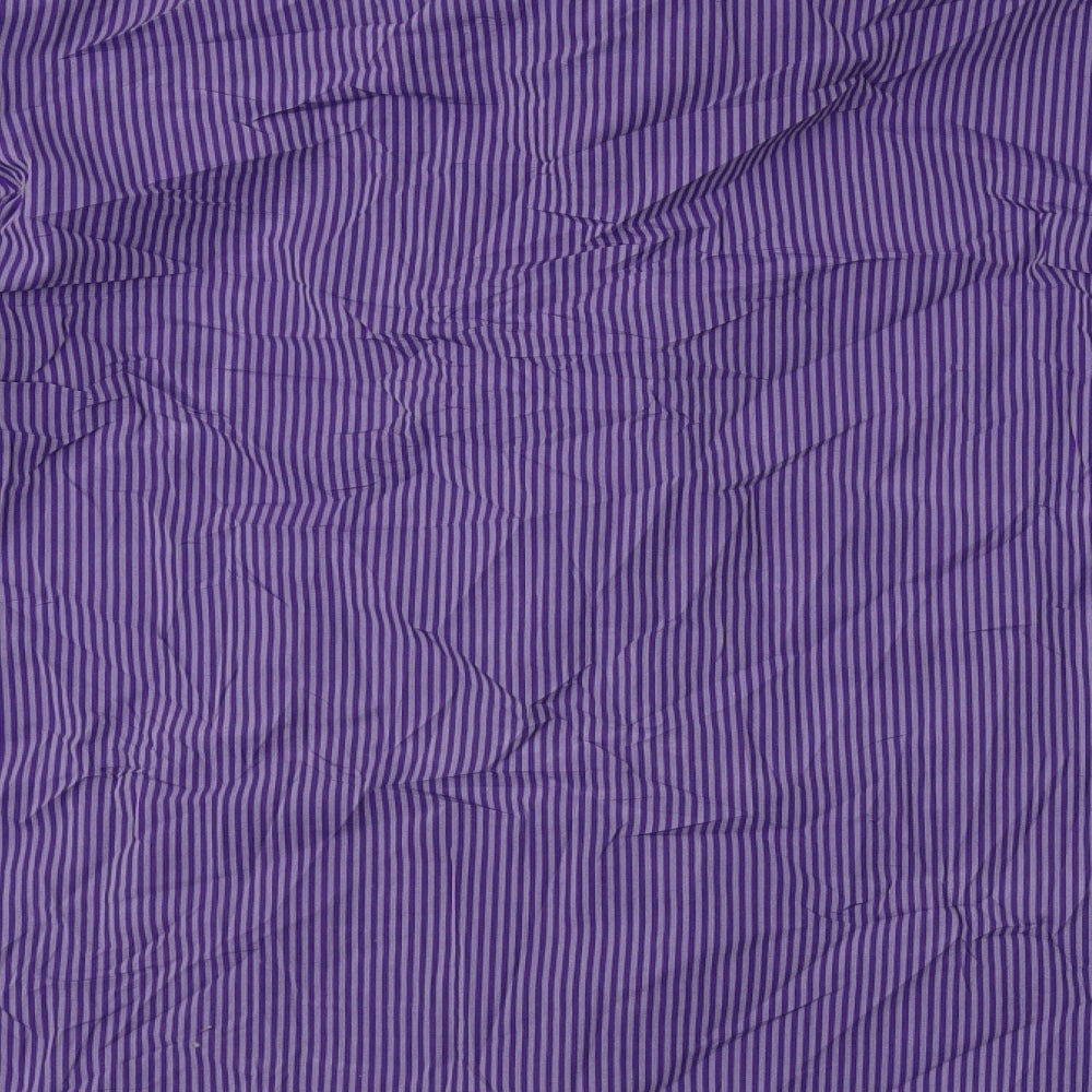 Autograph  Mens Purple Striped   Dress Shirt Size 16.5