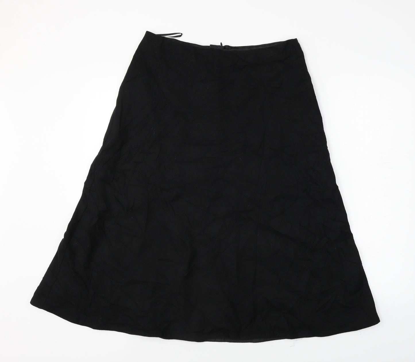 Marks and Spencer  Womens Black   A-Line Skirt Size 12