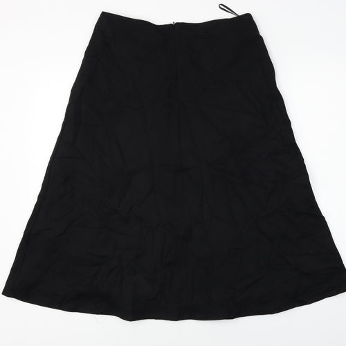 Marks and Spencer  Womens Black   A-Line Skirt Size 12