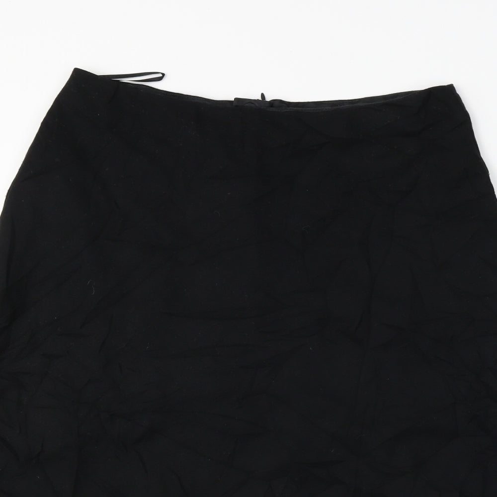 Marks and Spencer  Womens Black   A-Line Skirt Size 12