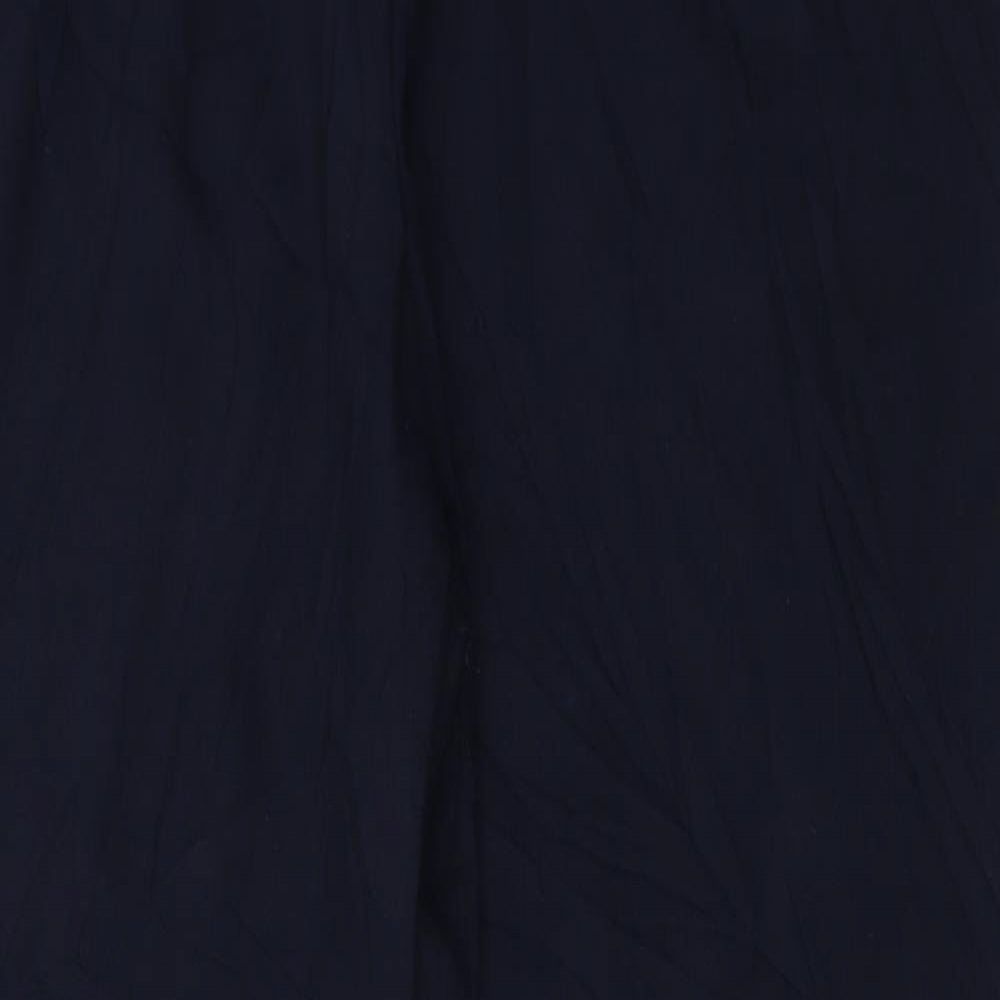 Marks and Spencer  Womens Blue Paisley  Trousers  Size 18 L28 in