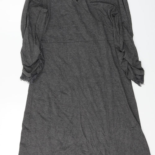 Cream  Womens Grey   A-Line  Size M
