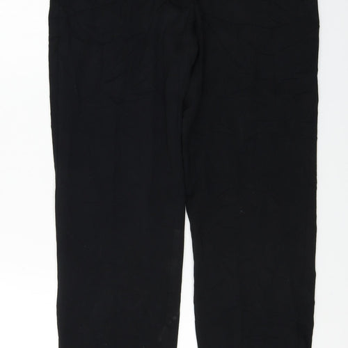 Marks and Spencer  Womens Black   Trousers  Size 12 L25 in