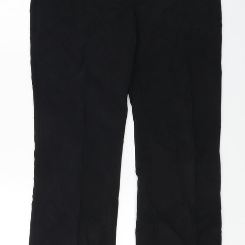Marks and Spencer  Womens Black   Trousers  Size 12 L24 in