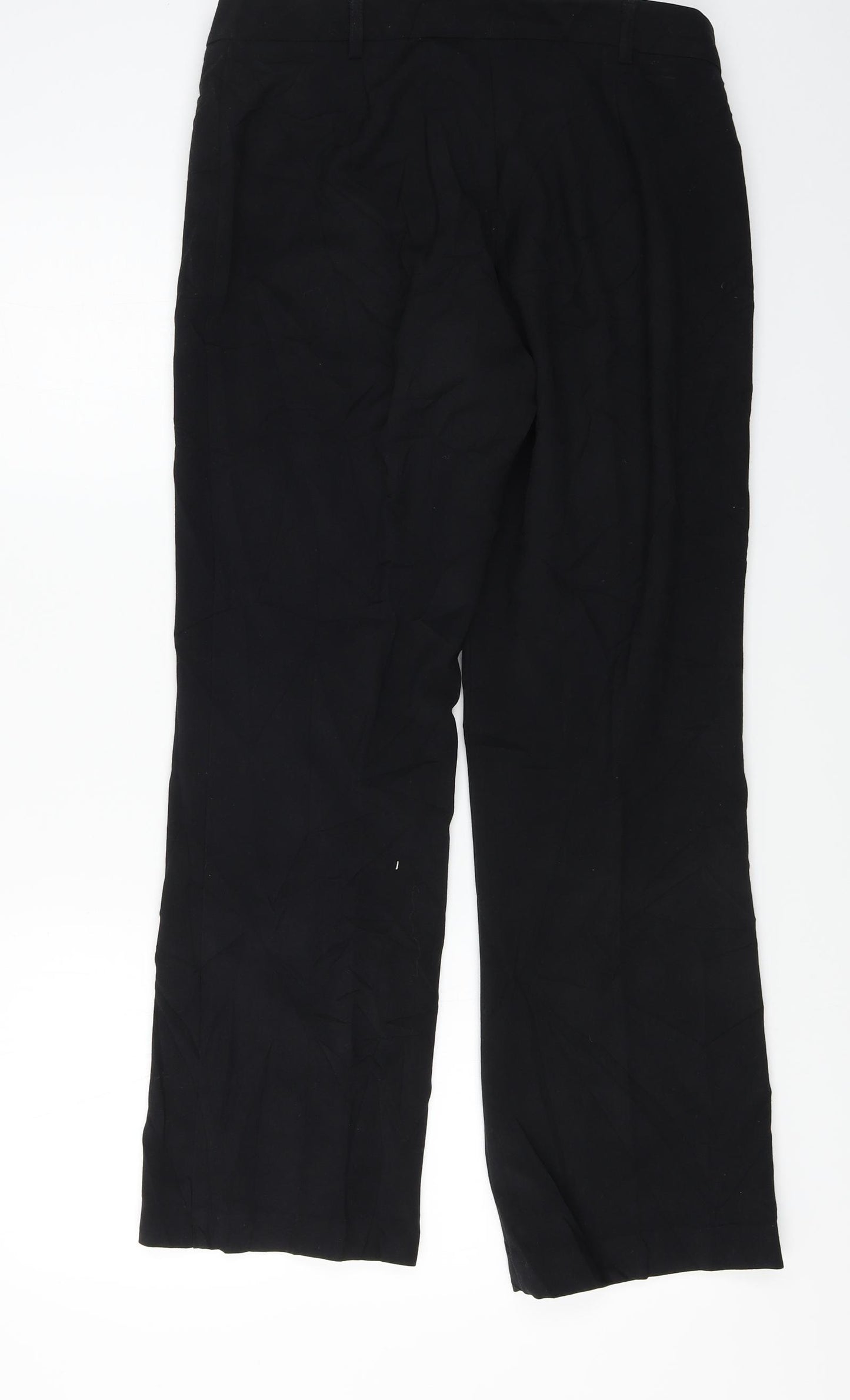 Marks and Spencer  Womens Black   Trousers  Size 12 L24 in