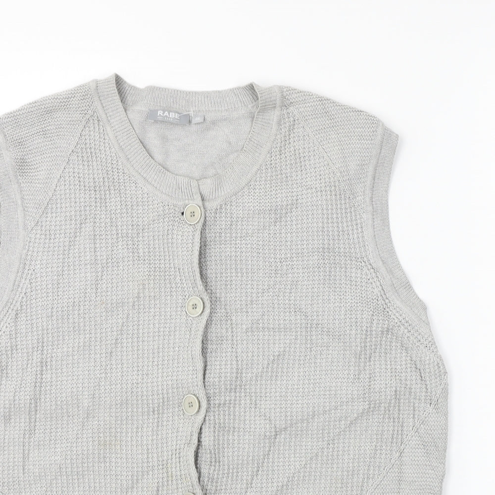 Rebel  Womens Grey   Cardigan Jumper Size 18