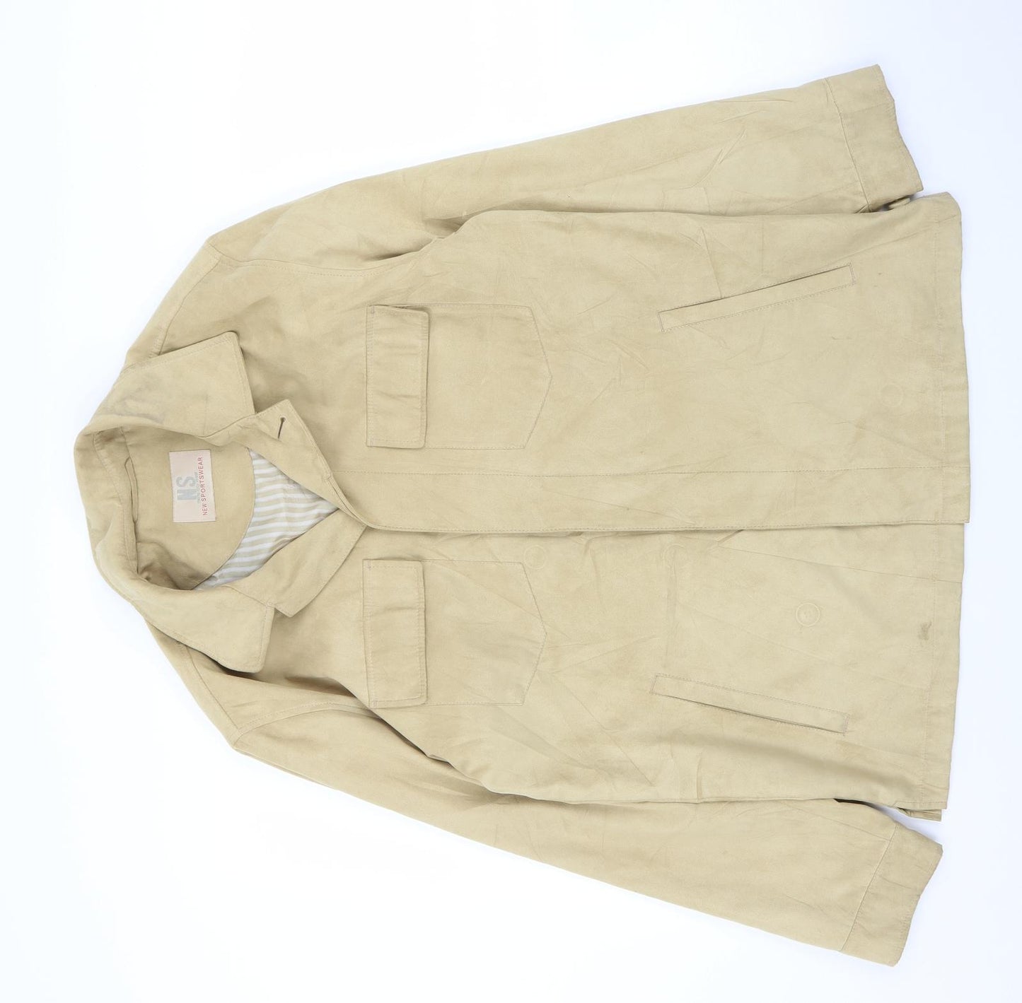 New Sportswear Mens Beige   Jacket  Size L