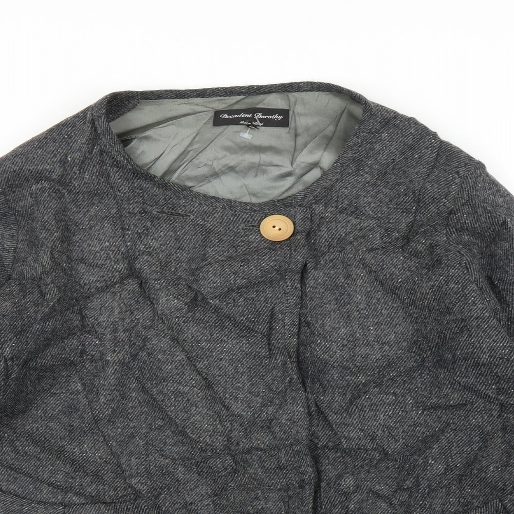 Decadent Dorothy Womens Grey   Cardigan Jumper Size XL  - Jacket