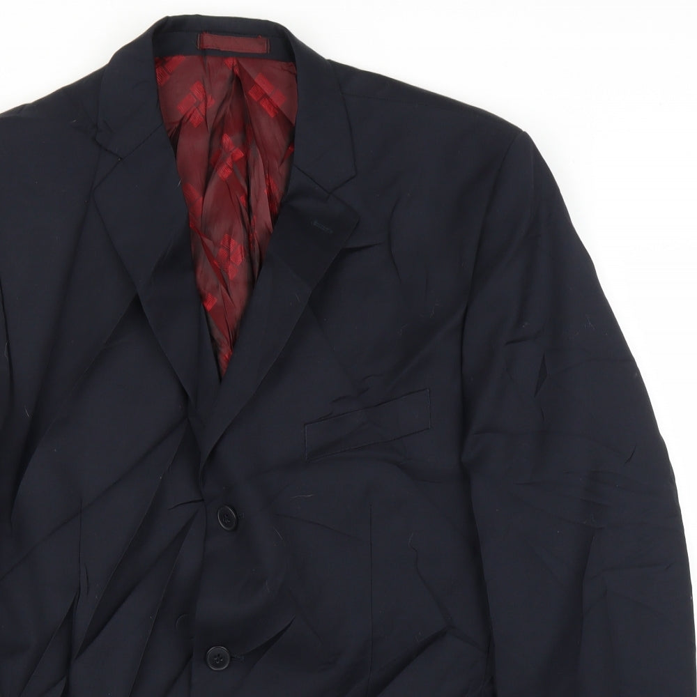 Pierre Cardin Mens Blue   Jacket Suit Jacket Size 42
