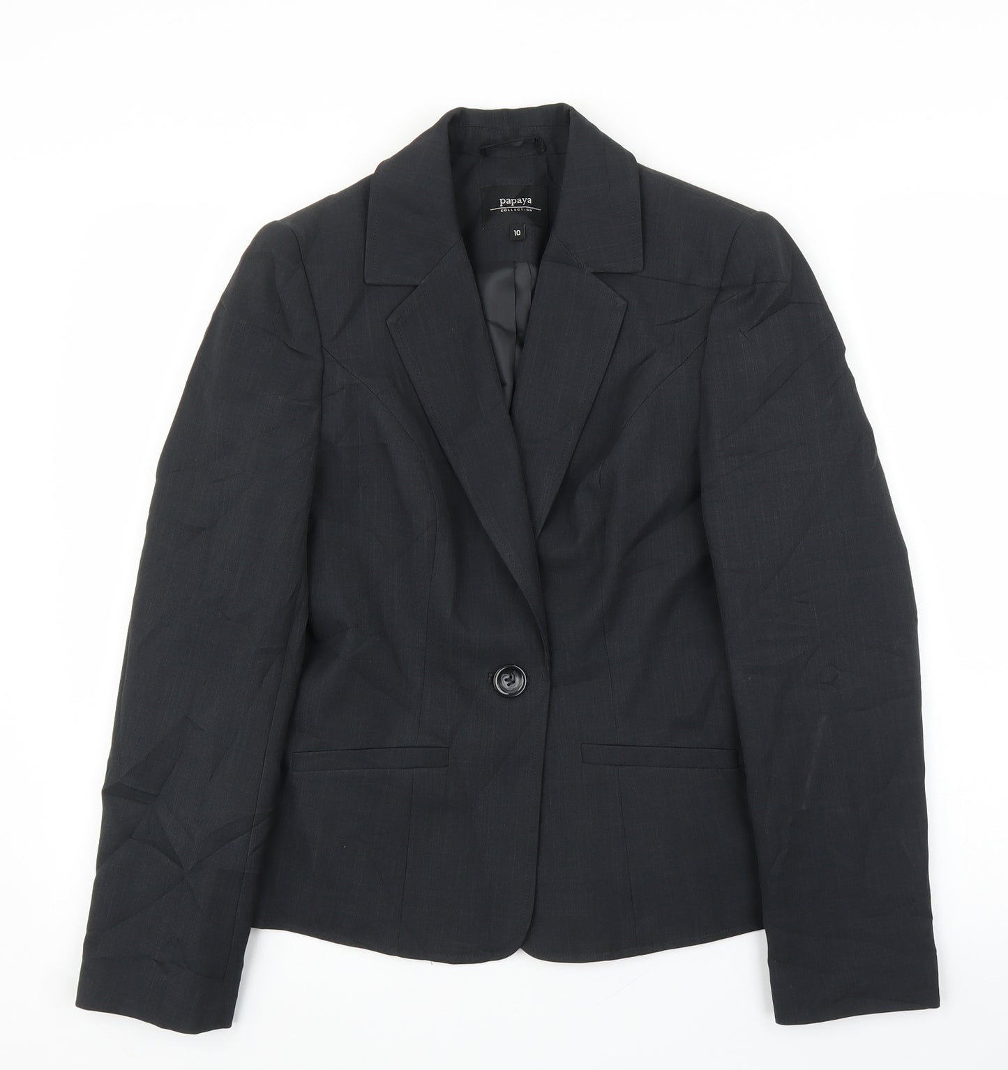 Papaya Womens Grey   Jacket Blazer Size 10