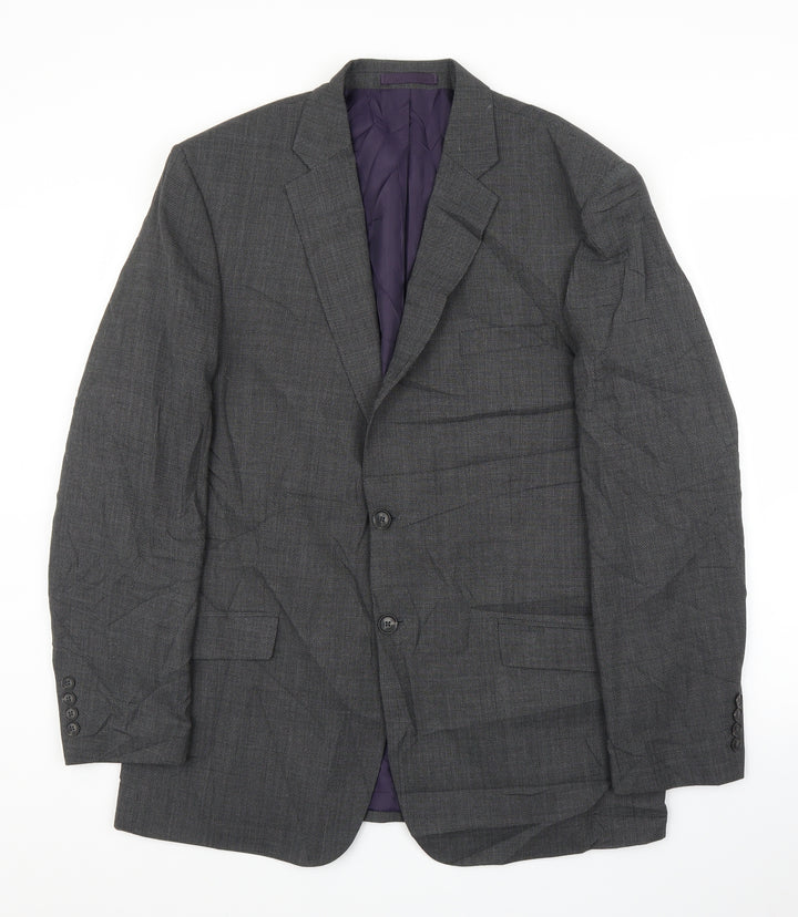 M&S Mens Grey   Jacket Suit Jacket Size 42