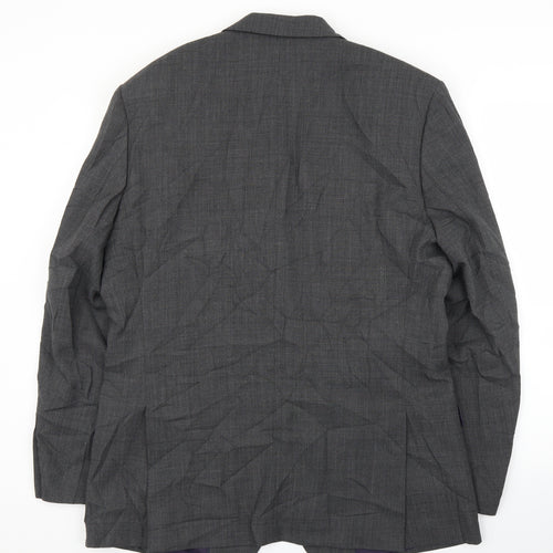 M&S Mens Grey   Jacket Suit Jacket Size 42