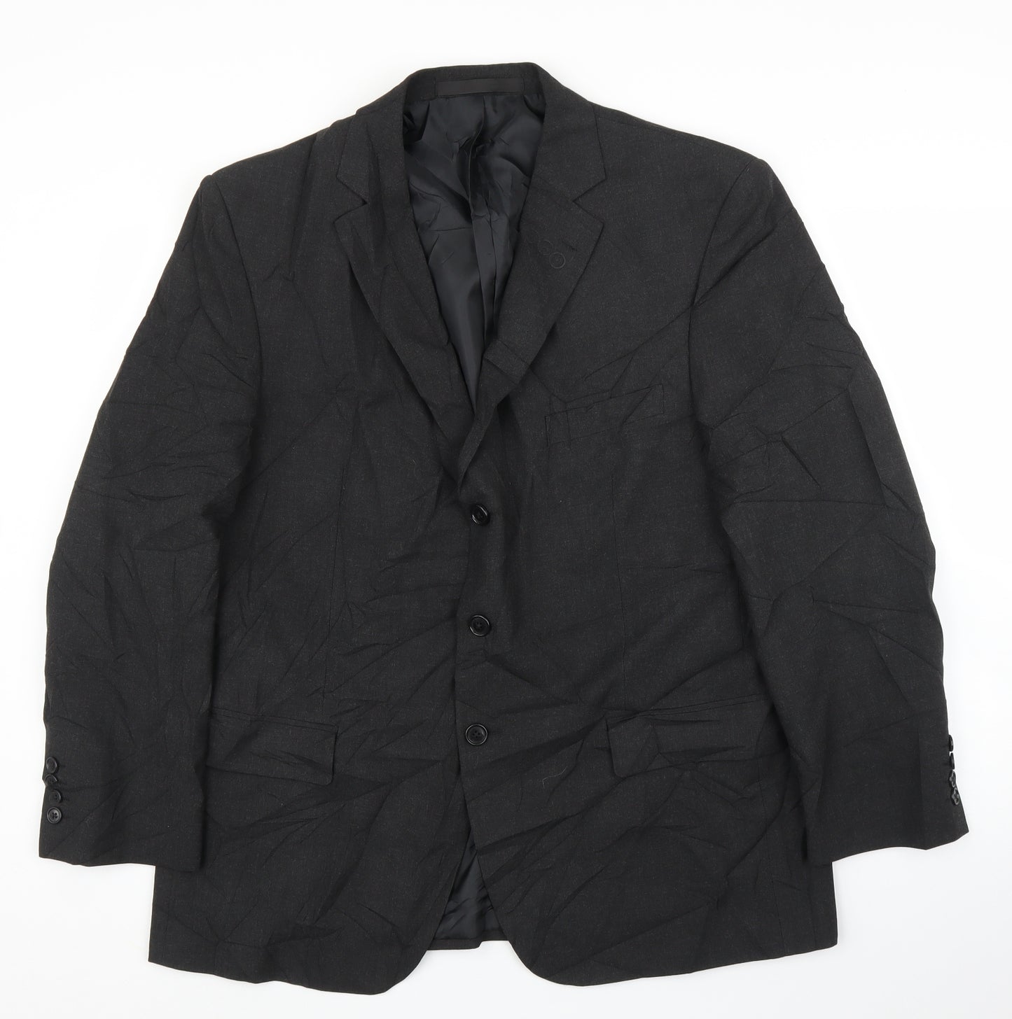 M&S Mens Grey   Jacket Suit Jacket Size 40