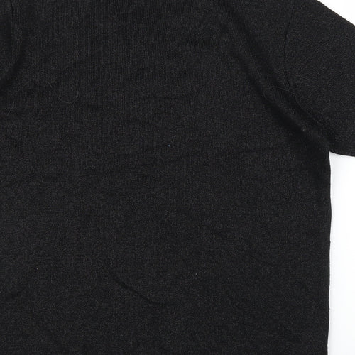 EWM Womens Black   Basic T-Shirt Size 10