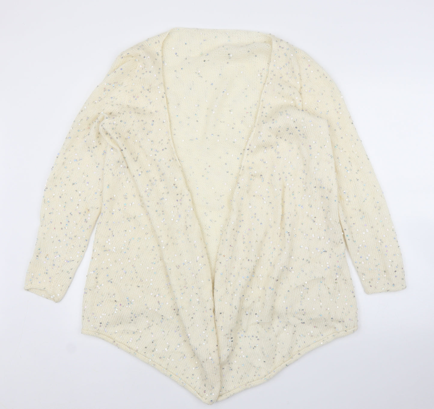 Preworn Womens Ivory   Cardigan Jumper Size L