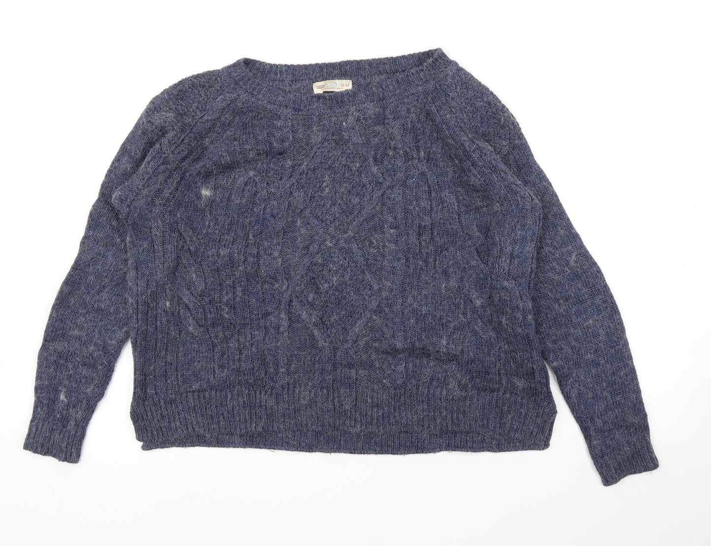 M&S Womens Blue   Pullover Jumper Size 12