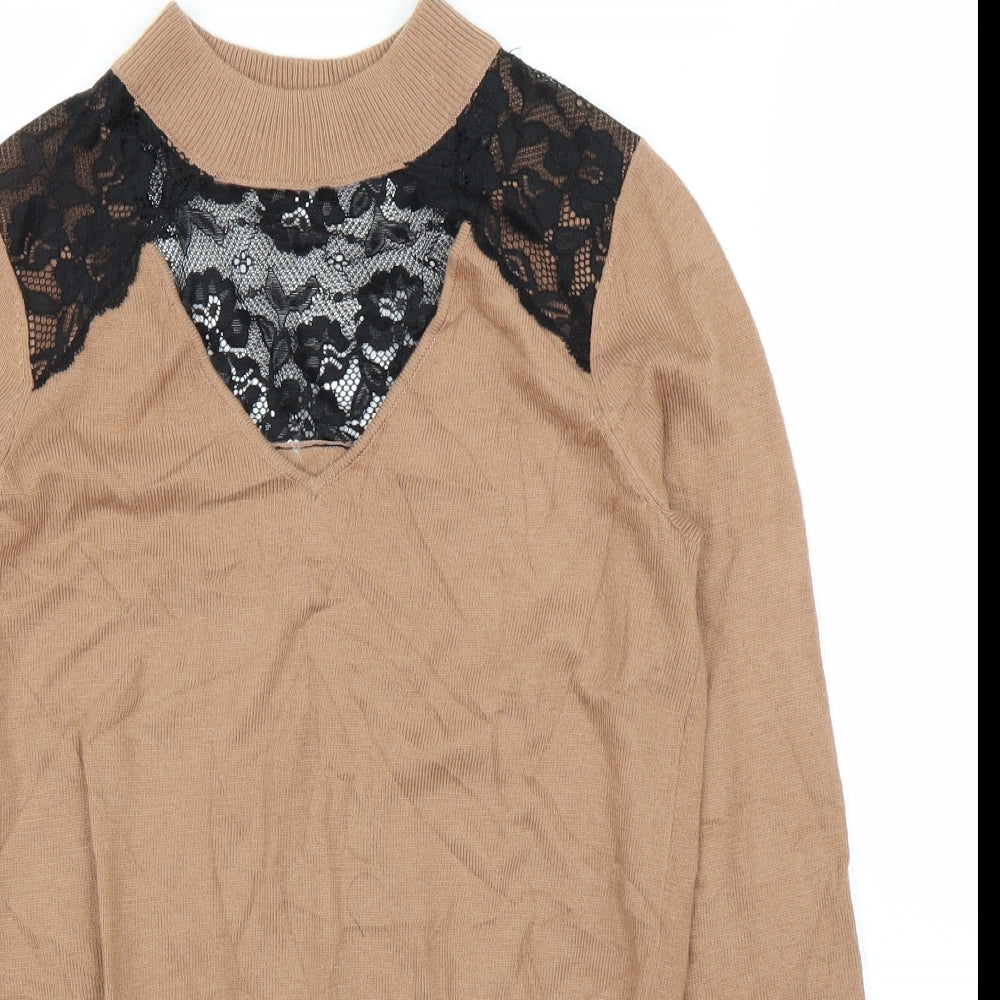 River Island Womens Brown   Pullover Jumper Size 6