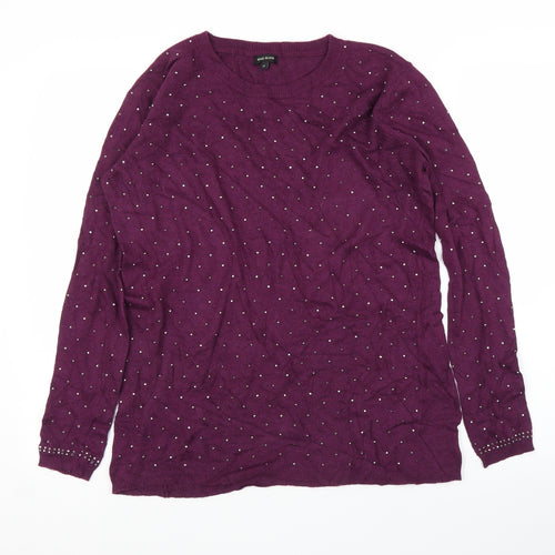 River Island Womens Purple   Pullover Jumper Size 12
