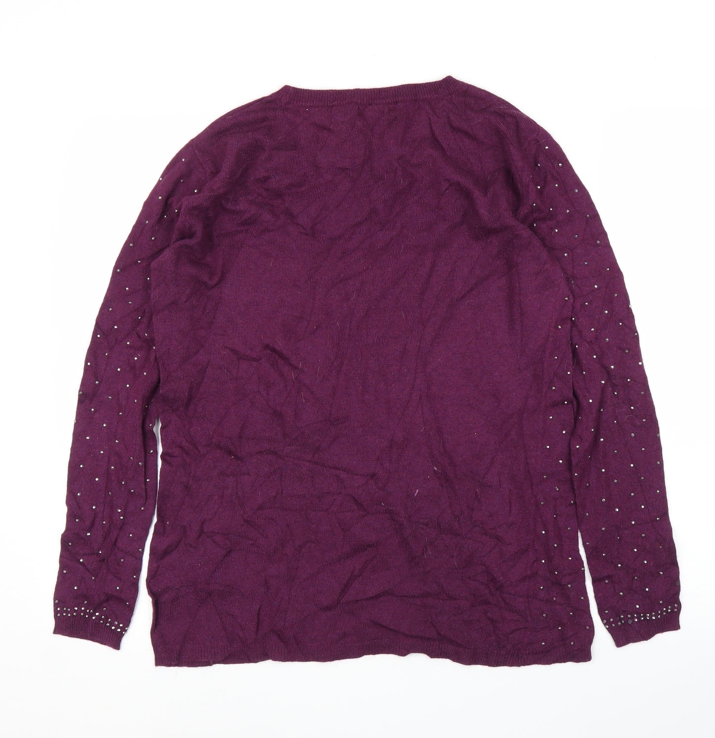 River Island Womens Purple   Pullover Jumper Size 12