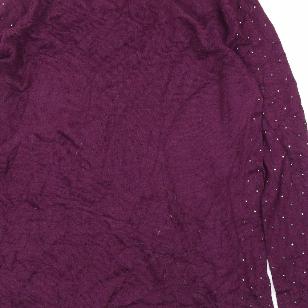 River Island Womens Purple   Pullover Jumper Size 12