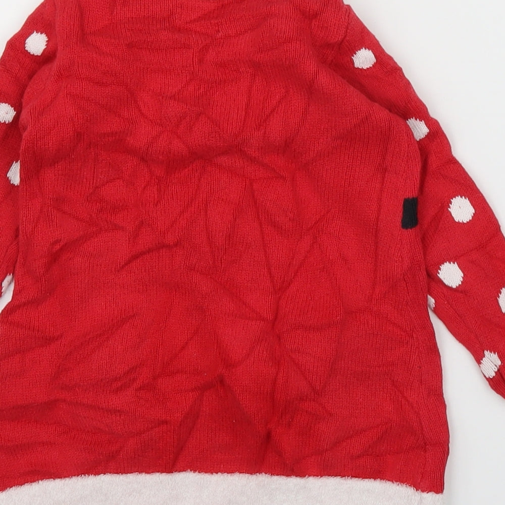 George Girls Red   A-Line  Size 12-18 Months  - Christmas