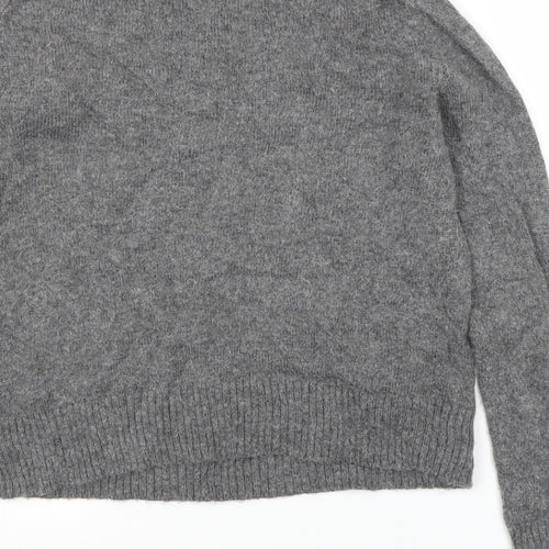 Mango Womens Grey   Pullover Jumper Size S