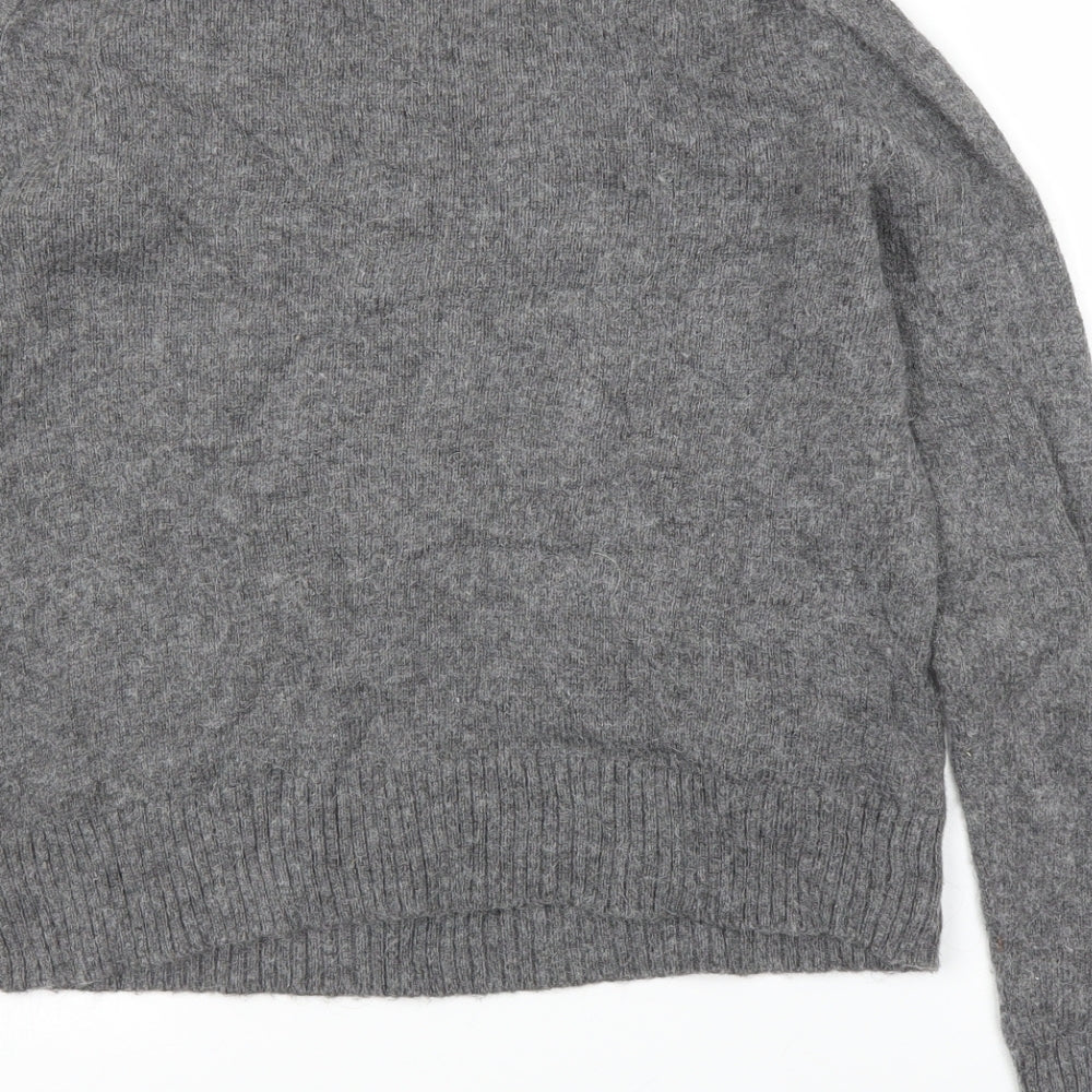 Mango Womens Grey   Pullover Jumper Size S