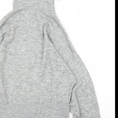 H&M Womens Grey   Pullover Hoodie Size XS