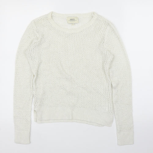 Papaya Womens Ivory   Pullover Jumper Size S