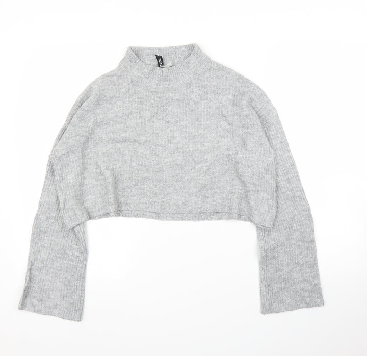 H&M Womens Grey   Pullover Jumper Size S