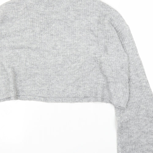 H&M Womens Grey   Pullover Jumper Size S