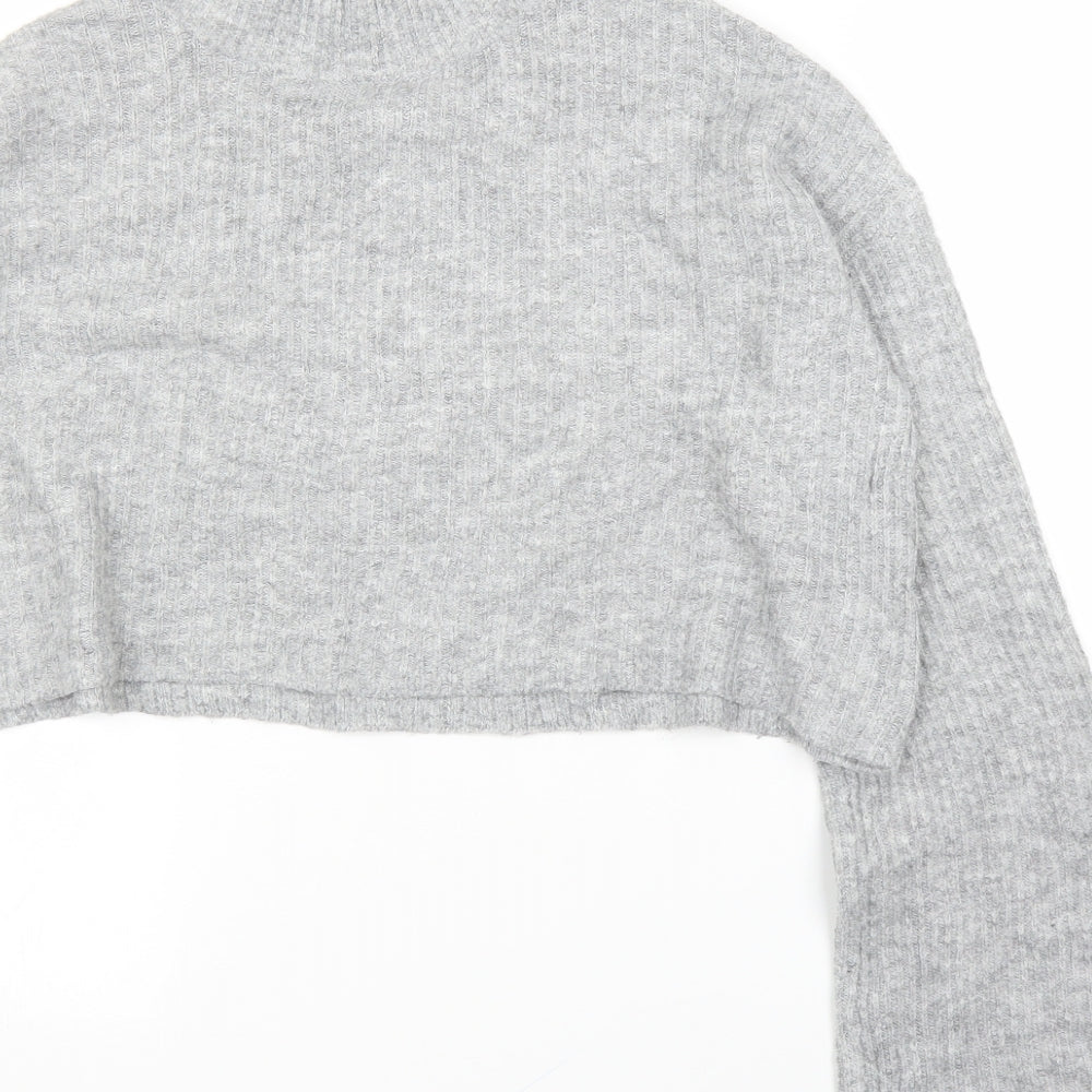 H&M Womens Grey   Pullover Jumper Size S
