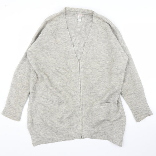 Preworn Womens Grey   Full Zip Jumper Size M