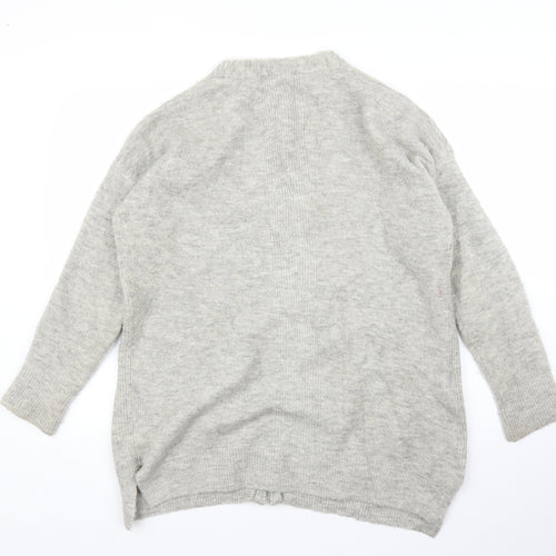 Preworn Womens Grey   Full Zip Jumper Size M