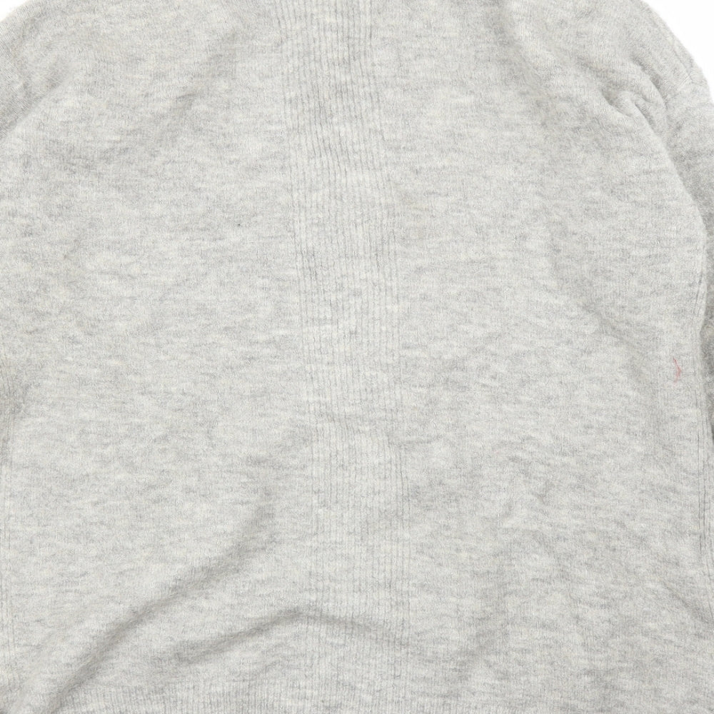 Preworn Womens Grey   Full Zip Jumper Size M