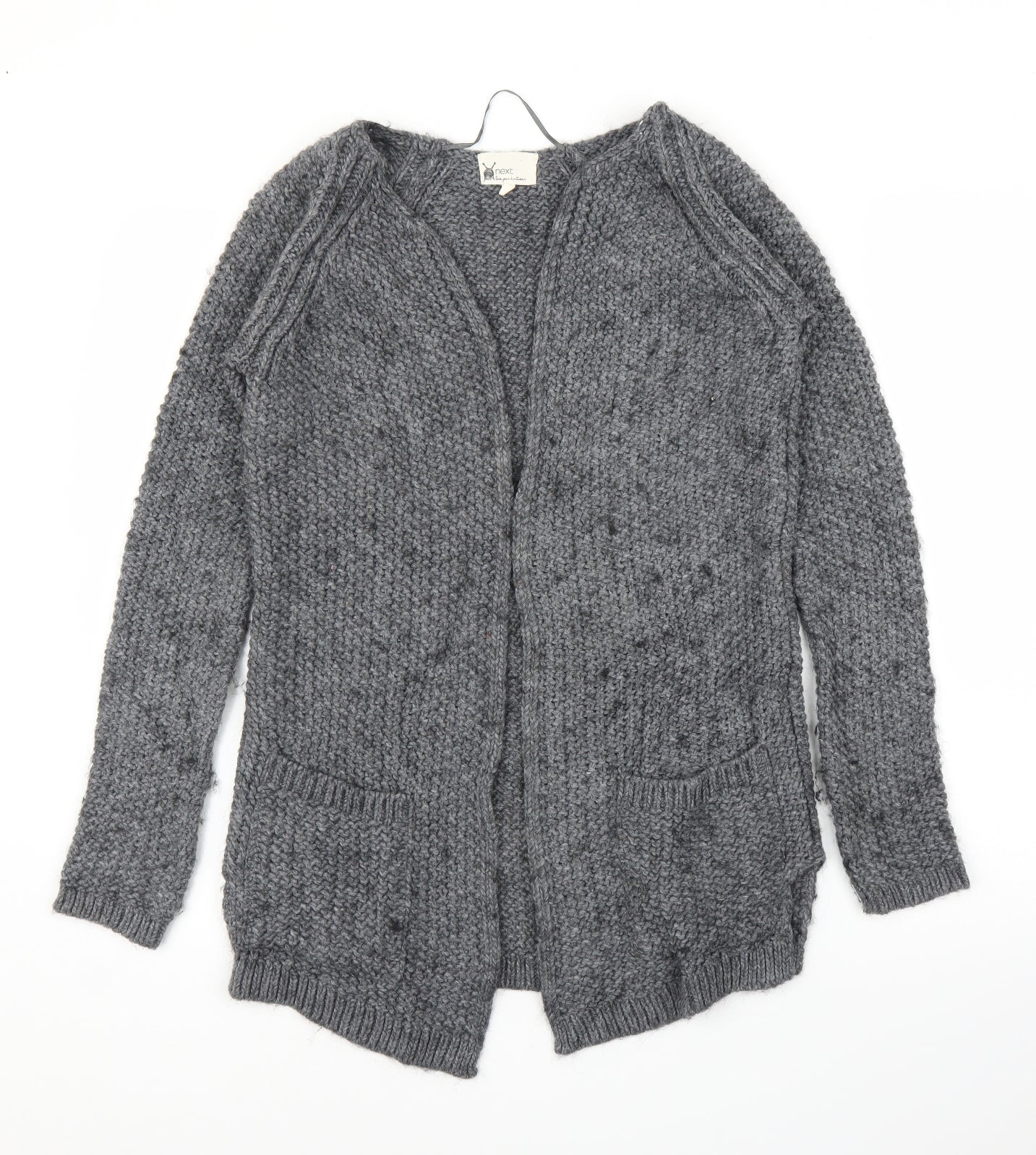 NEXT Womens Grey   Cardigan Jumper Size S
