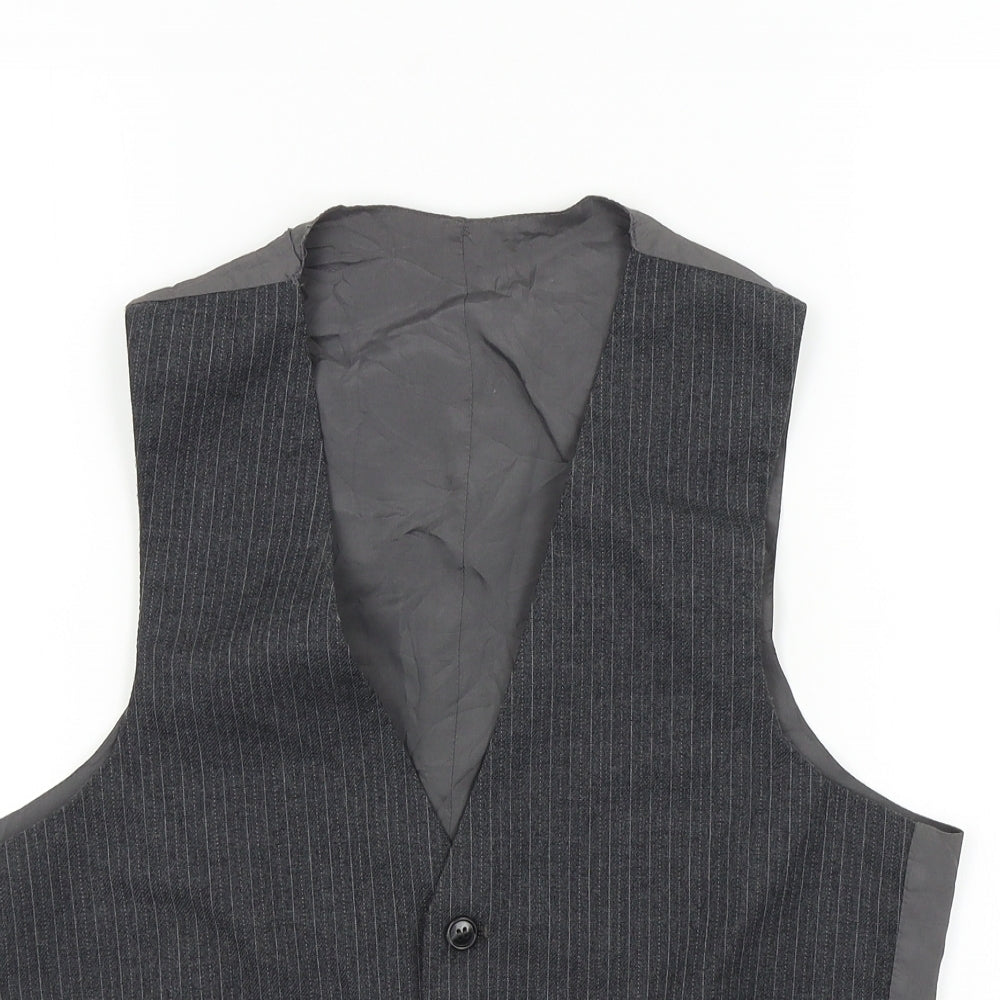 Preworn Mens Grey   Jacket Suit Waistcoat Size S