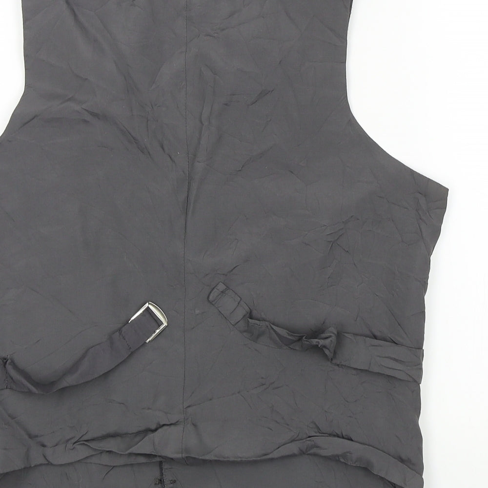 Preworn Mens Grey   Jacket Suit Waistcoat Size S