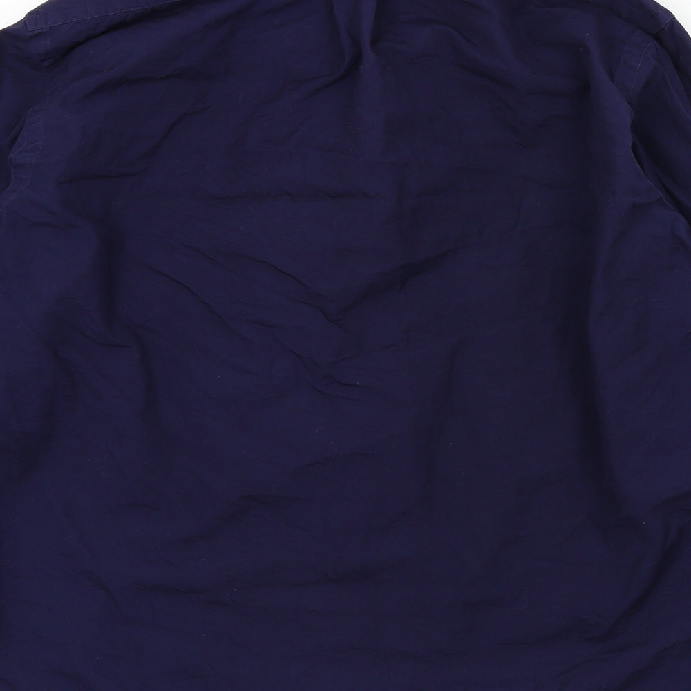 Ralph Lauren Mens Blue Colourblock   Button-Up Size XL