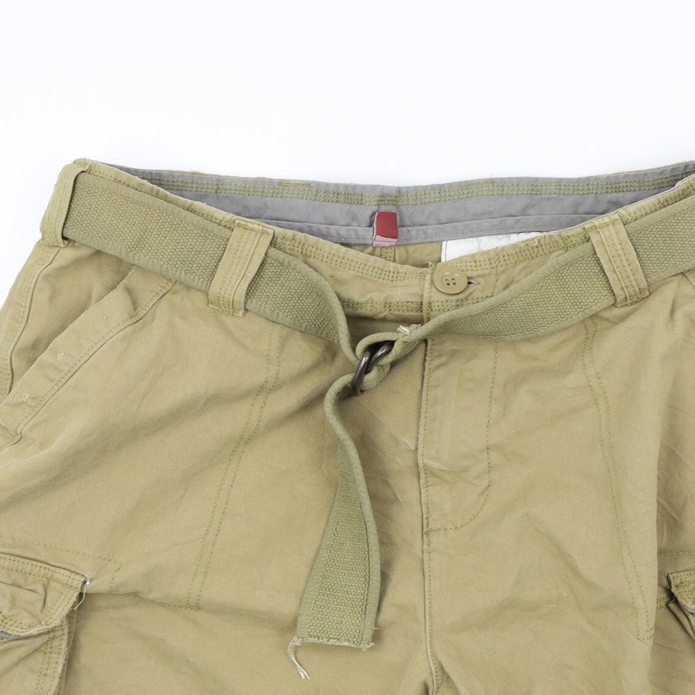 denim&co Mens Brown   Bermuda Shorts Size 38 in