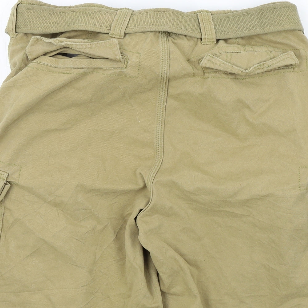 denim&co Mens Brown   Bermuda Shorts Size 38 in