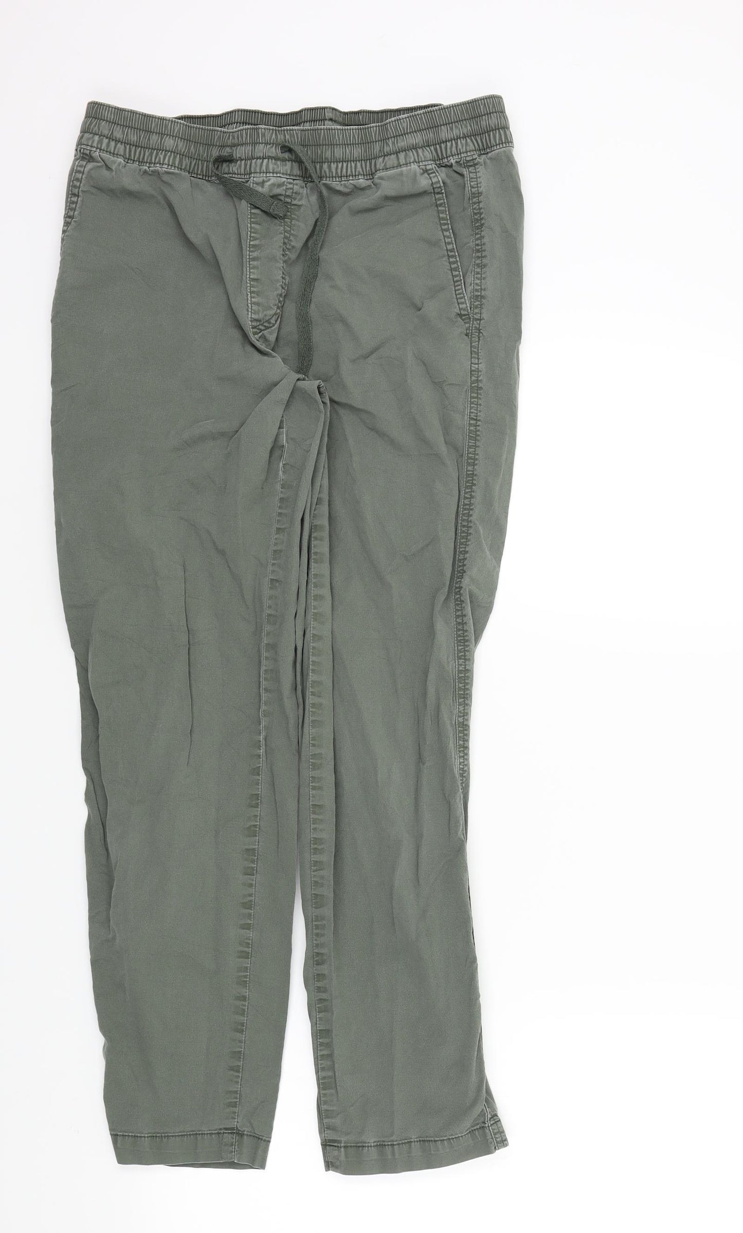 Unique Womens Green   Trousers  Size 10 L26 in