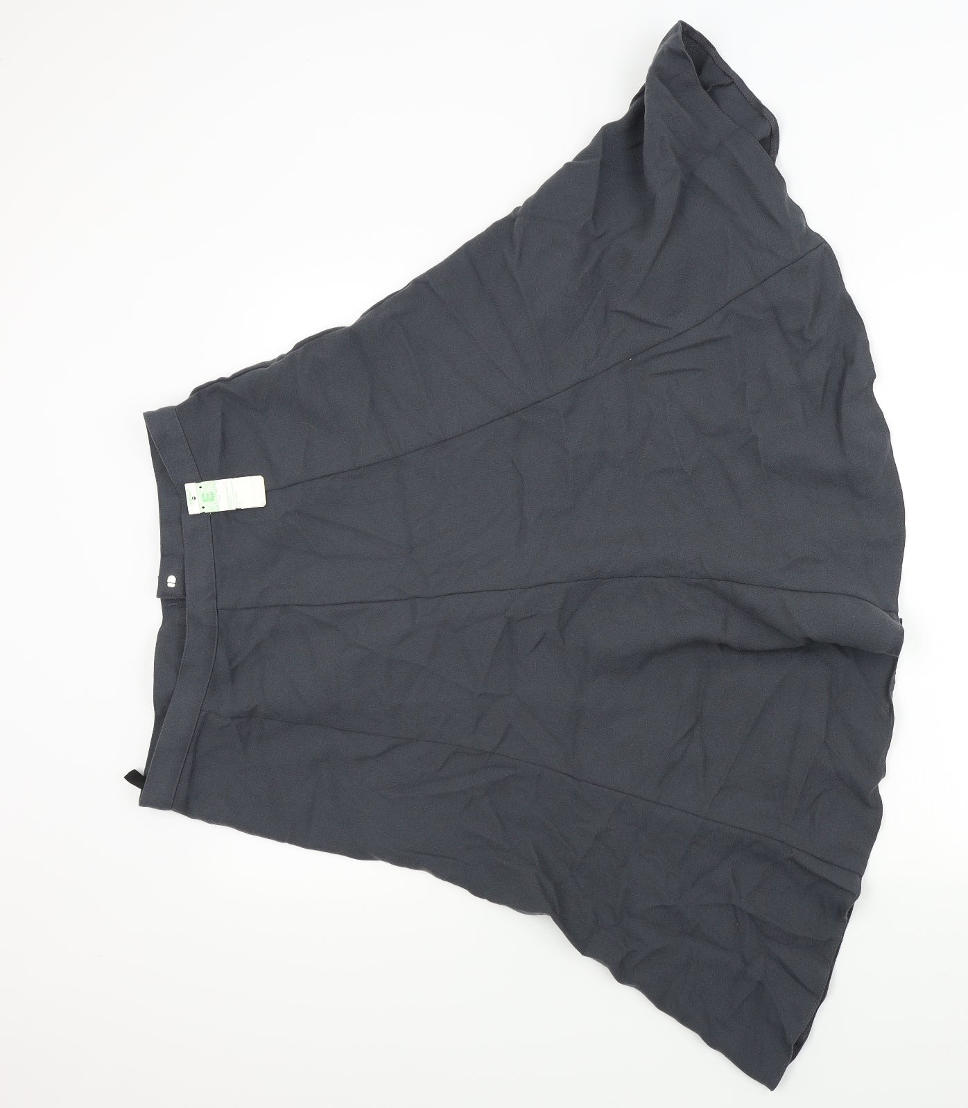 St Micheal Womens Grey   Flare Skirt Size 14