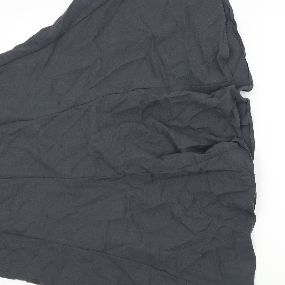 St Micheal Womens Grey   Flare Skirt Size 14