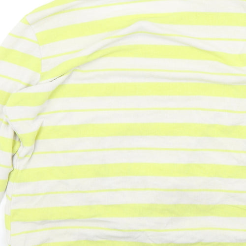 Roman Womens Yellow Striped  Pullover Jumper Size 12