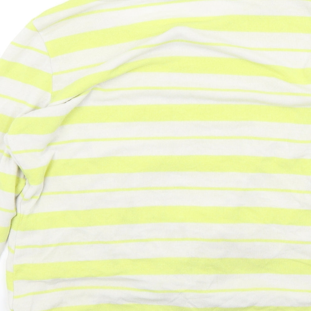Roman Womens Yellow Striped  Pullover Jumper Size 12