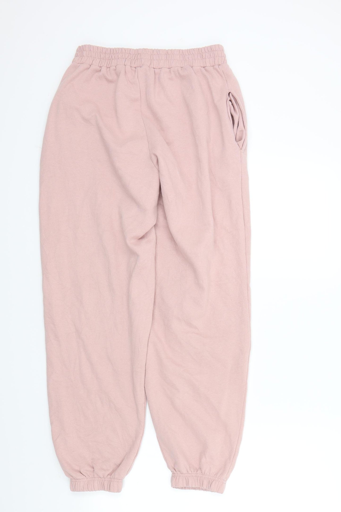 New Look Womens Pink   Sweatpants Trousers Size 12 L27 in