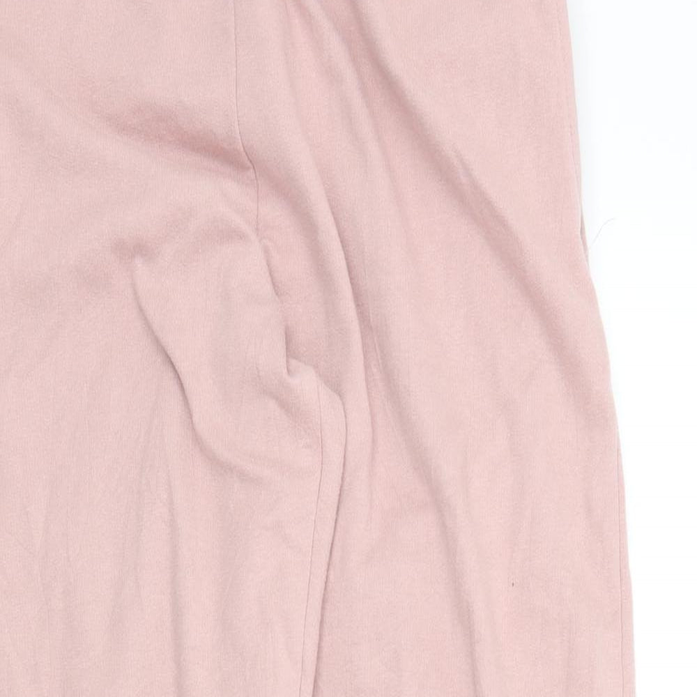 New Look Womens Pink   Sweatpants Trousers Size 12 L27 in