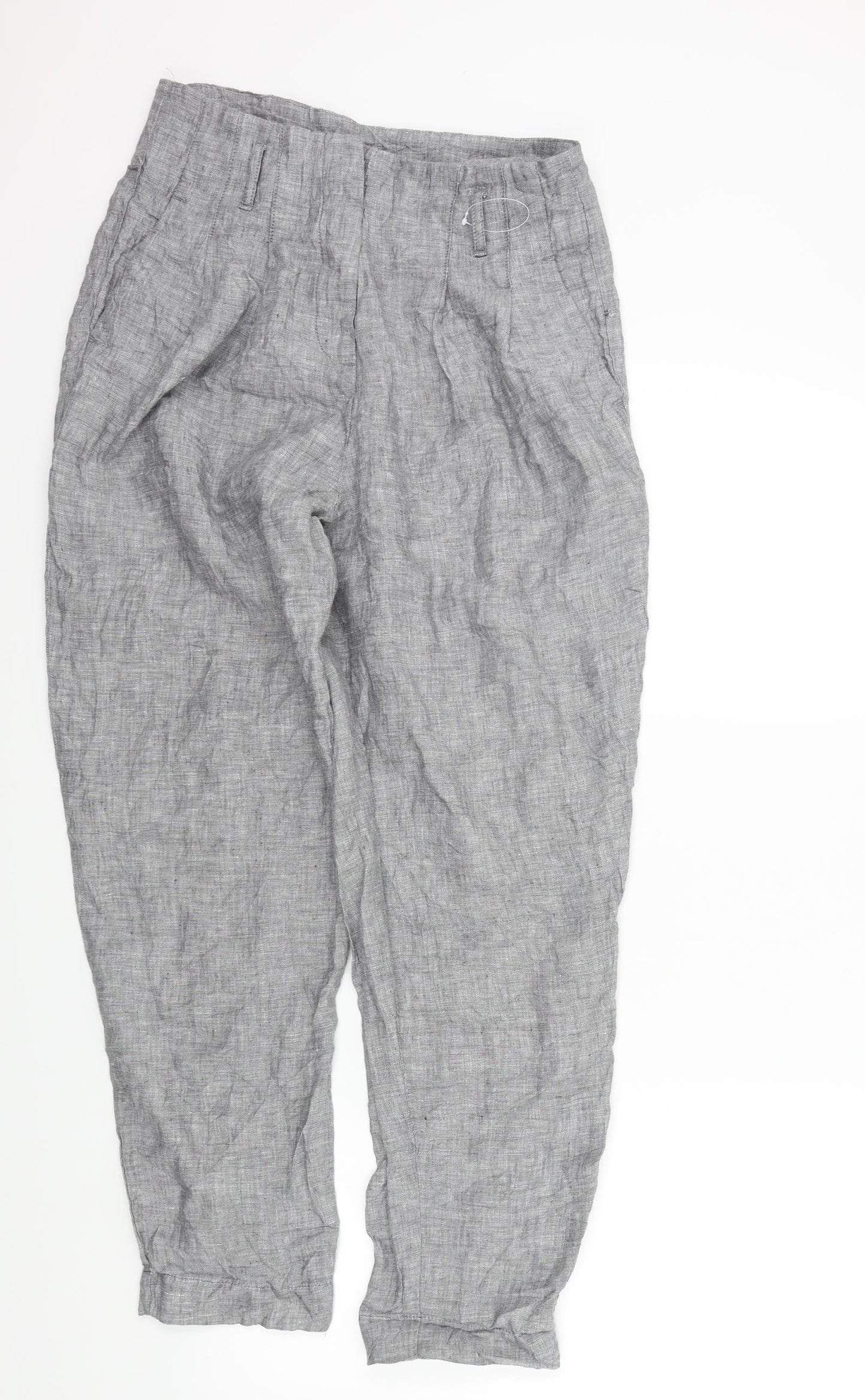M&S Womens Grey   Trousers  Size 12 L27 in